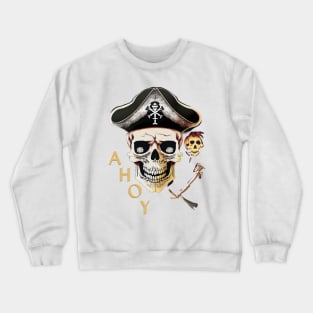 Pirate's Parley - Ahoy Skull Crewneck Sweatshirt